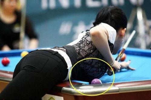潘晓婷的照片,台球女神的优雅瞬间